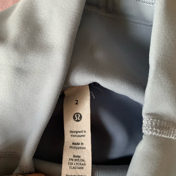 Baby blue lulu lemon align leggings - Picture 3 of 3